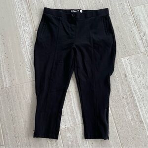 Betabrand Black Stretch Pull-On Waistband Pants